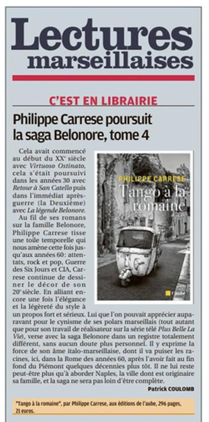 Philippe Carrese, La Provence